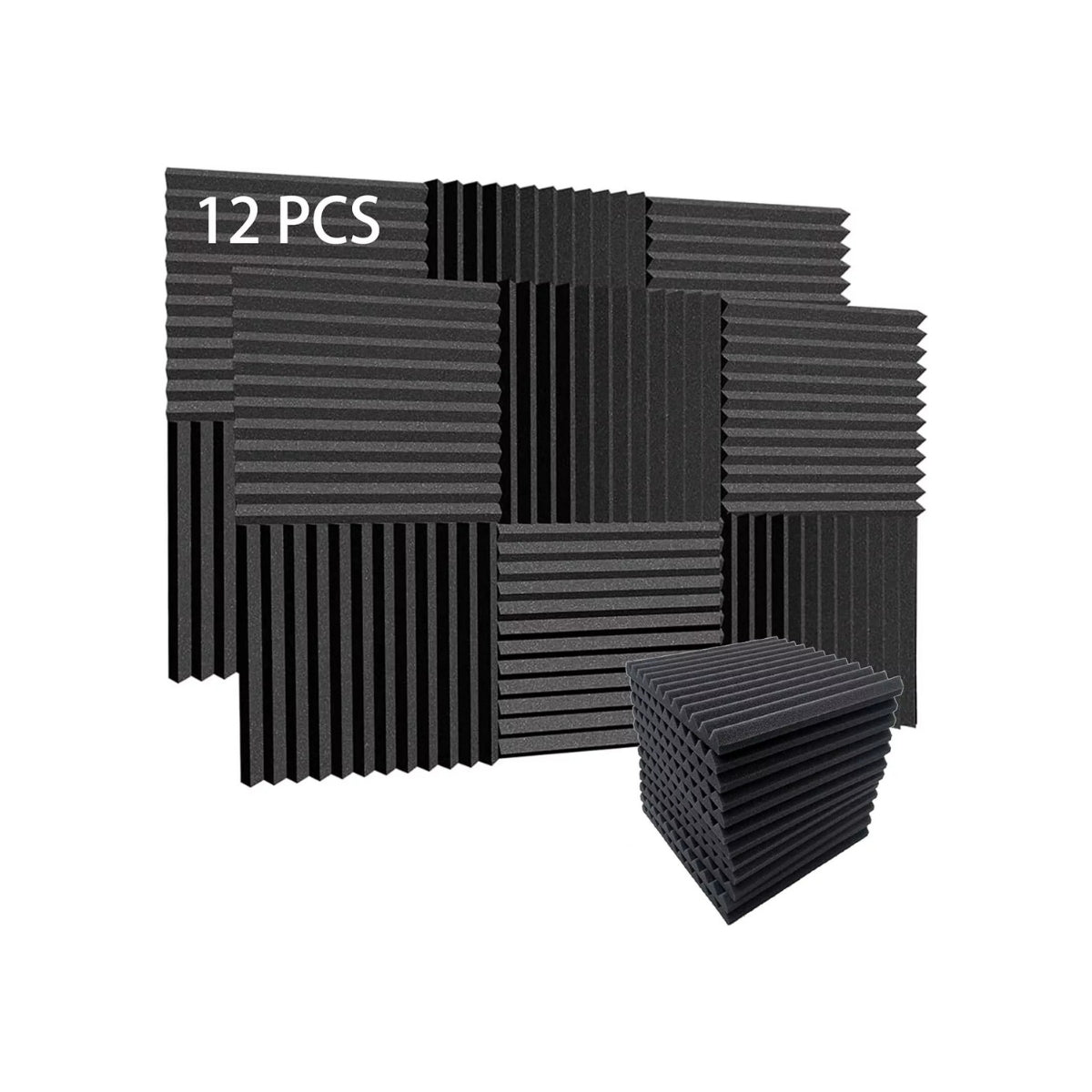 1" Wedge Foam Panel - 12 Pack