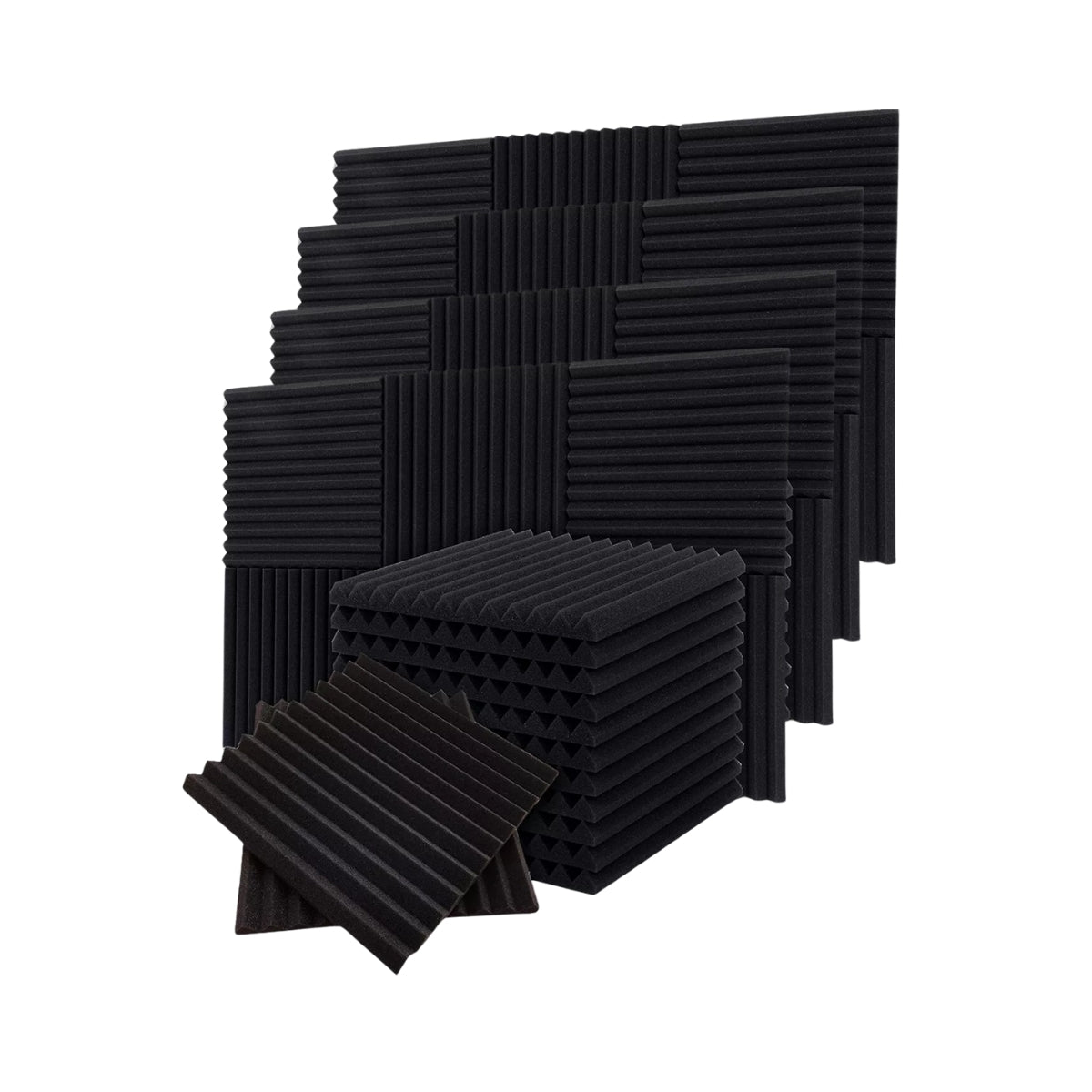 1" Wedge Foam Panel - 48 Pack