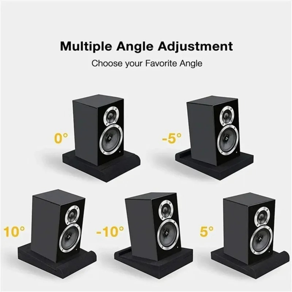 Studio Monitor Isolation Pads + 4 Lip Wedges